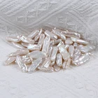 Loose Bead 7-11mm Wholesale Natural Loose Freshwater Pearl Bead Stick Pearls