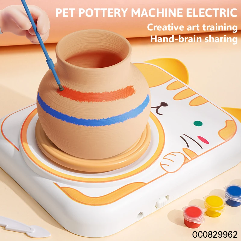 Diy hand craft electric ceramic pottery making wheel machine tools with accessories