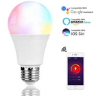 Bulb Amazon Hot Sale US A19 A60 CCT Adjustable Dimmable Smart Bulb RGB Wifi Alex