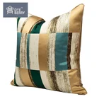 Cushion Dyeberry Best Selling Luxury Decoration Square Jacquard Cushion Covers With Piping