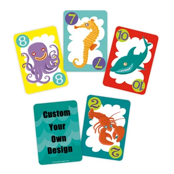High quality Card Game Printing custom flash card for kid educational