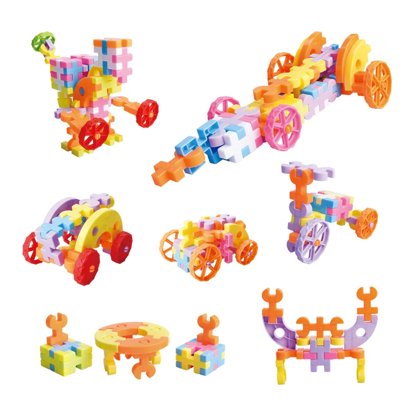 Newest children's assembled montessori building blocks stacking toys baby