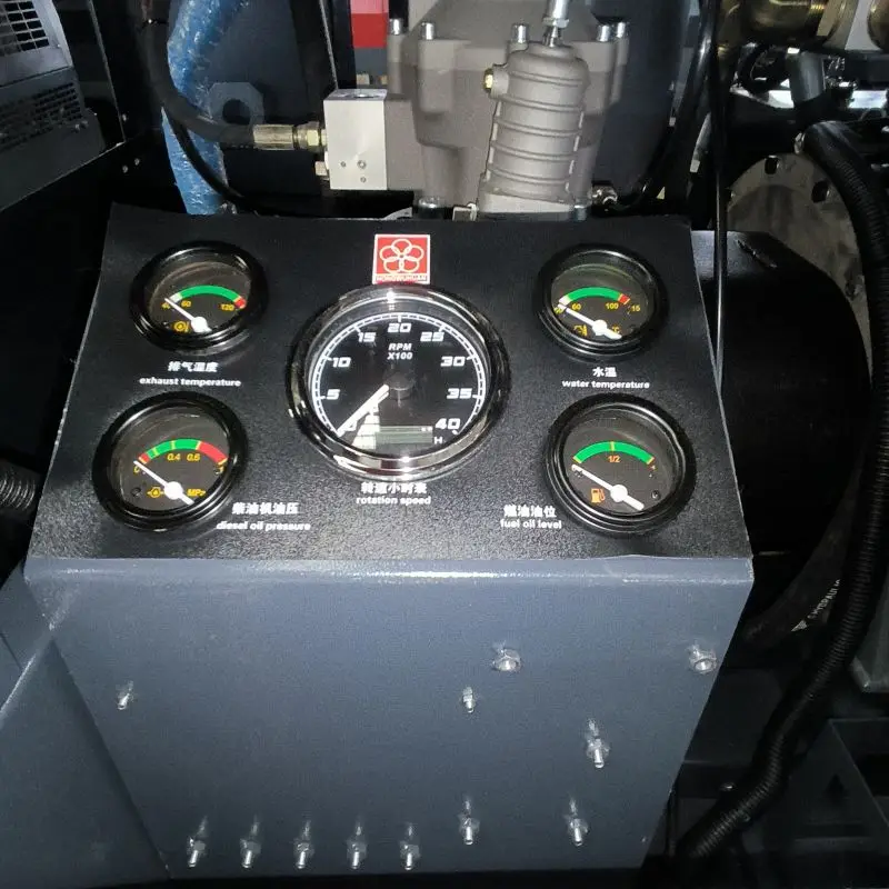 Hongwuhuan Diesel Portable Screw Air Compressor Capacity  110kw 12.5m3/min Screw Compressor