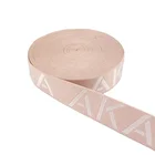 Elastic Elastic Embossed Elastic Wholesale Jacquard Embossed Logo Custom Underwear Elastic Waist Band