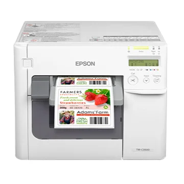 Imprimir etiquetas a todo color con la EPSON TM C3500 - YouTube