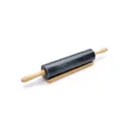 Dough Roller Marble Rolling Pin With Wooden Handle Nonstick Surface Dough Roller For Baking