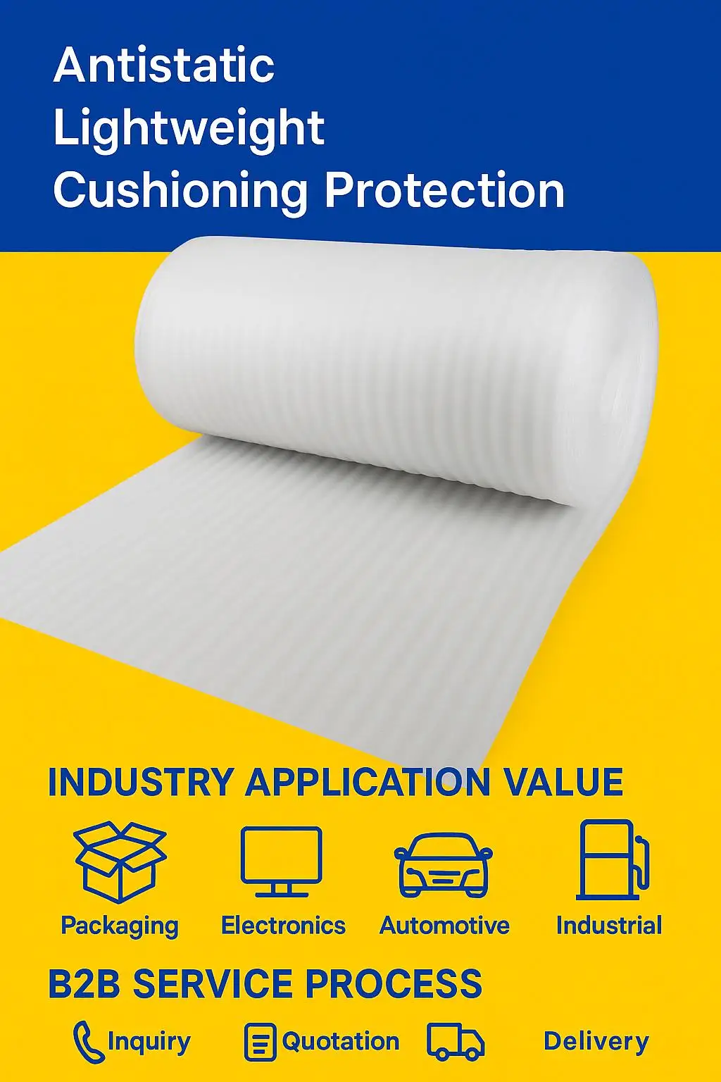 Wholesale EPE Foam Sheet Roll Shockproof Plastic Film for Protective Cushioning and Packaging Material - detail 10