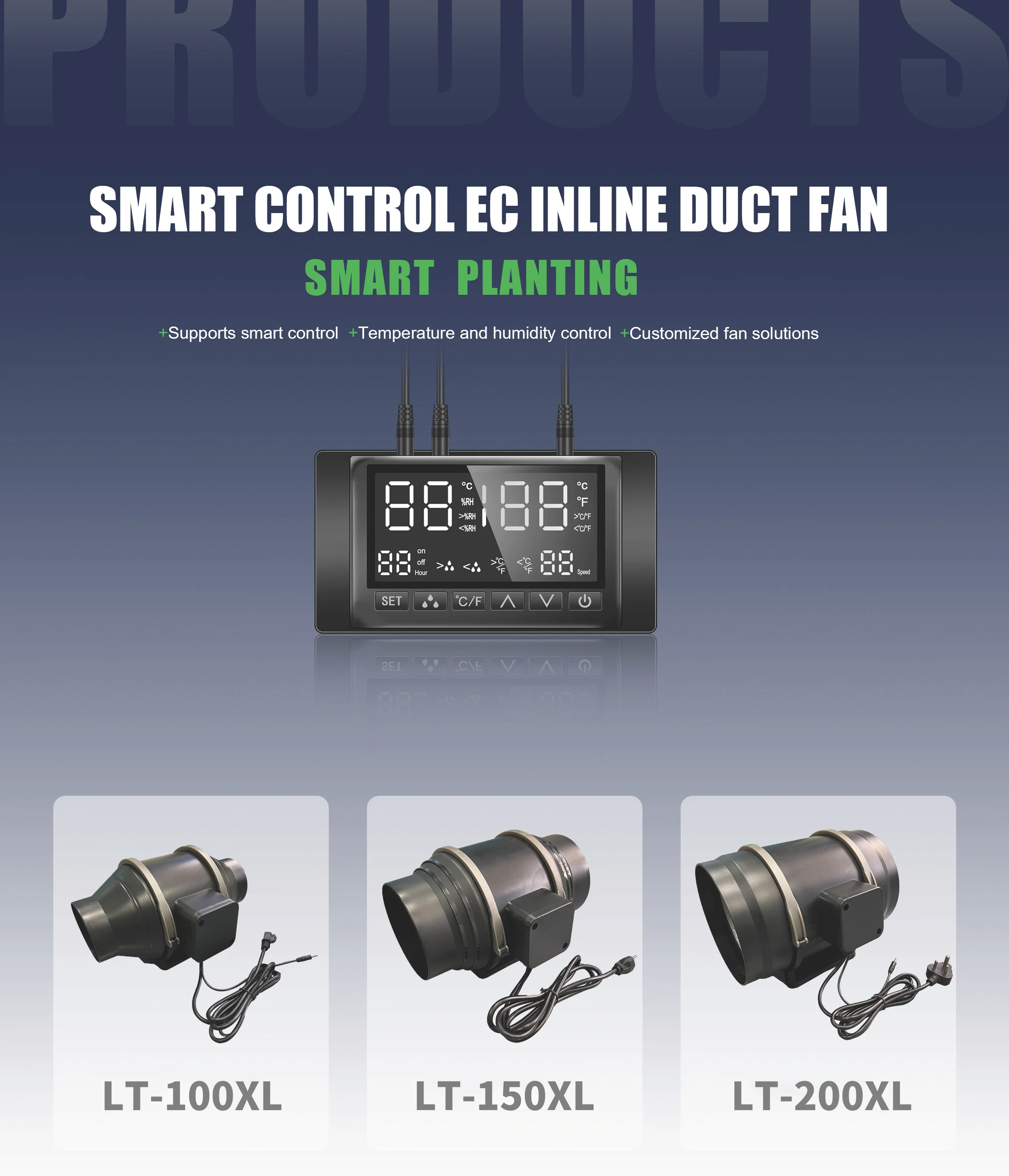 Inline Duct Fan, AC 220V~240V, Electric - detail 2