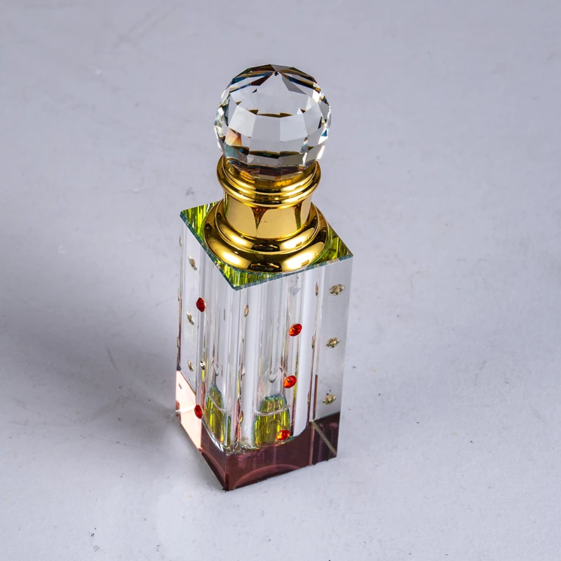 product small bridge cyrstal 2025 new hot square luxury glass empty bottle 3ml 6ml square crystal perfume bottle-10