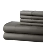 100% 100% Cotton Flat Bed Sheet Set With Pillow Case Plain Dyed