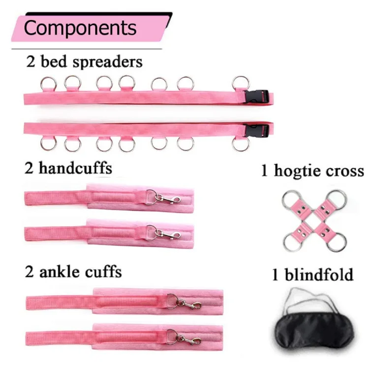 Bed Sex Bondage Restraints Kit Bed Straps For Sex Games Mattress Fetish