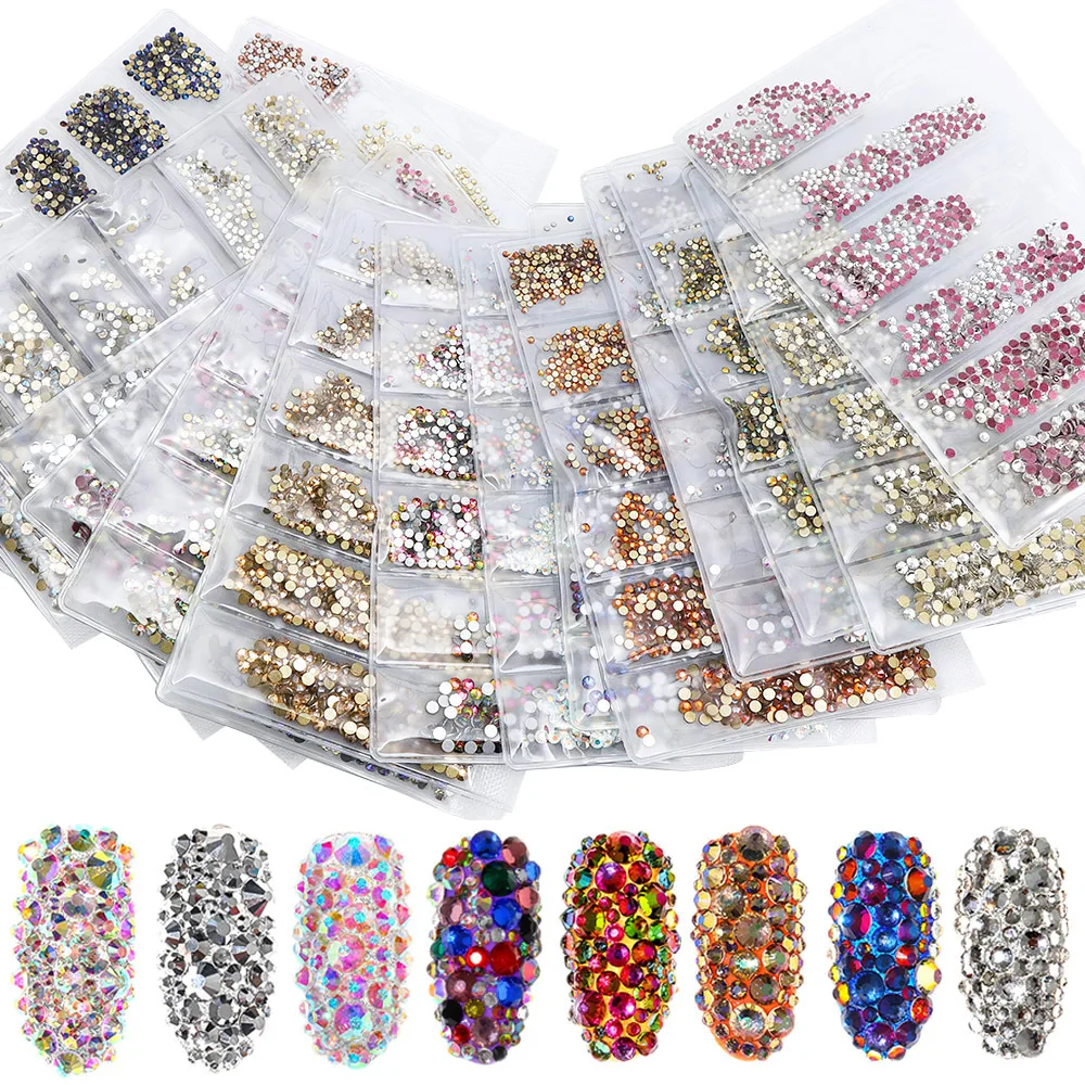 Hot Selling 6 Grids / Set Diy Size Nail Stones Nail Crystals Rhinestones  For Nail Art Designs - Buy Nail Crystals Rhinestones,Crystal Nail  Stone,Rhinestone Nail Art Crystal Size Product on Alibaba.com