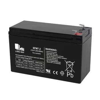 best quality AGM Battery 12V 7.2Ah  electrical toy car battery VRLA deep cycle long life battery