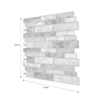 Peel And Paste 3D Sticker Small Square Crystal Epoxy Top Quality Mosaic Wall Tile
