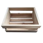 Wooden Crate Wood Crafts Unfinished Wood Craft Wooden Storage Crate