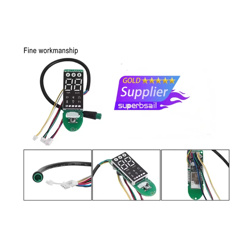 product new image in stock electric scooter spare parts pcb use mi home app display for xiaomi mi4 dashboard display escooter parts-4