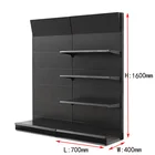 Black Frosted Black Supermarket Shelves Can Be Matched With Hook Supermarket Shelves Display