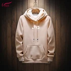 Hoodie Plain Hoodies Fashion100% Cotton Plain Custom Oversized Pullover Blank Unisex Sweatshirts Print Mens Hoodie