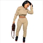 Clothes 2021 Women Custom LOGO Lounge Wear Women Set Autumn Workout Clothes 2 Piece Pants Set