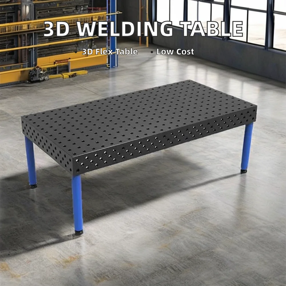 TKweld CE Factory Direct High Quality 3D Flexible Plasma Nitriding Welding Table 2000*1000*200 Cast Iron New Condition details