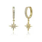 Gold Earrings Earrings 2021 The New Earrings 2021new Gold Plated Women Jewelry Diamond Hoop Earrings