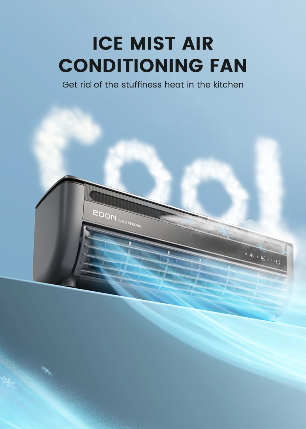 Table Fan, EDON, Portable, Wall - detail 8