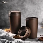 Coffee 400ml The Newest Eco Friendly Reusable Coffee Grinds Double Wall Coffee Cup Insulation Mug With Handle