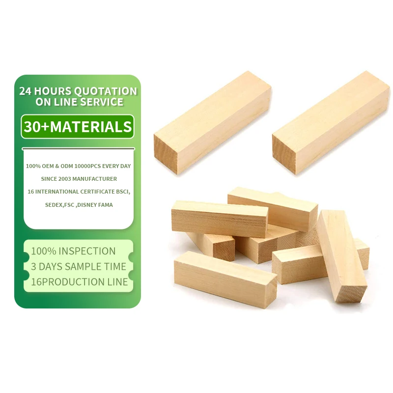 Wooden Cubes Unfinished Wood Blocks For 