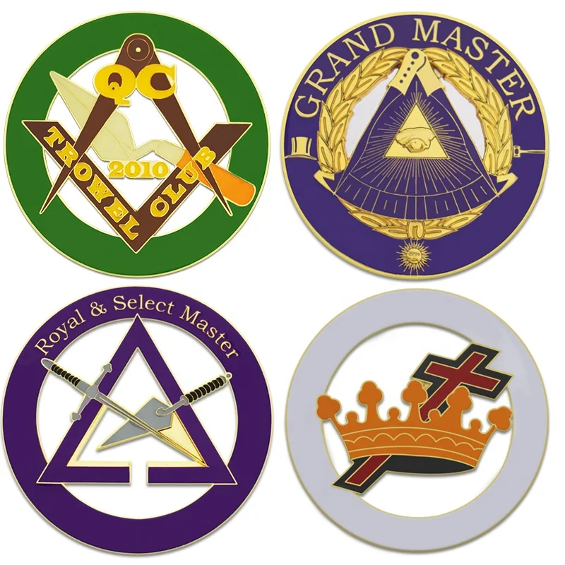 Freemason Masonic car grille badge 