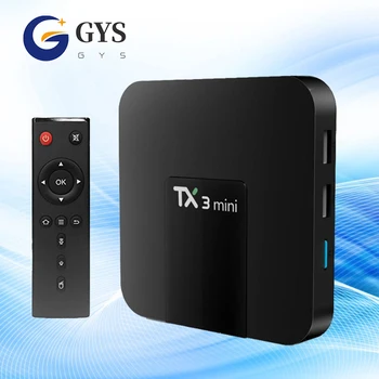 GYS TX3 mini TV Box Android Tv Box Smart S905w Set Top Box Support Video Youtube Hybrid 2.4G Wifi USB RAM Media Player
