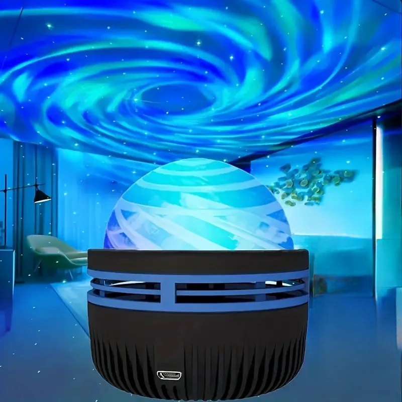 star projection lamp dynamic remote control water ripple projection lamp bedroom decorative atmosphere Stage light