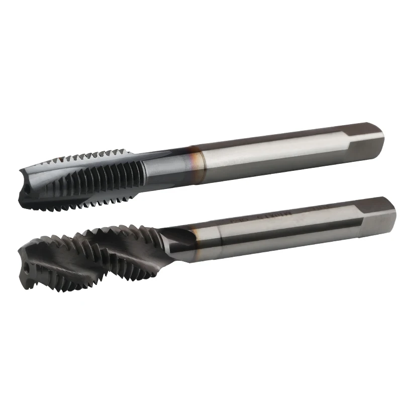 China Stock High Performance M42 Hss Titanium Thread Tap Spiral Point Thread Plug Handle Hss Taps details