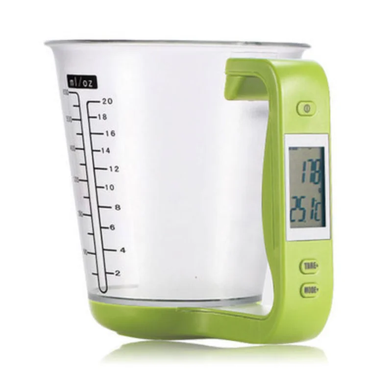 H948 Kitchen Milk Powder Digital Beaker Libra Electronic Scale Tool Multi Color Functional LCD Display Electric Measuring Cup