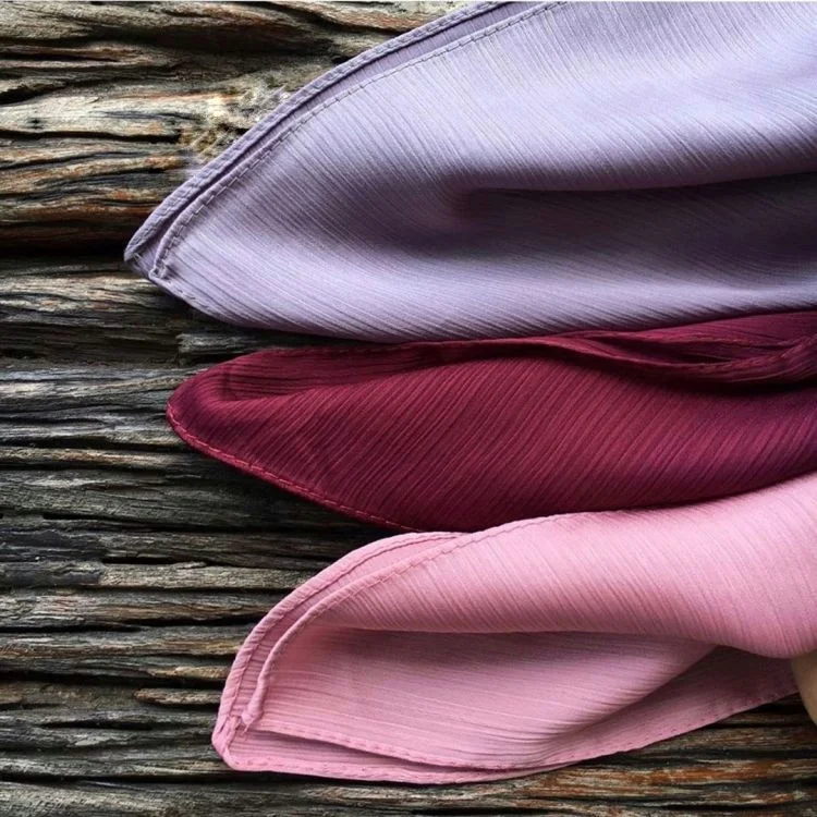 pleated satin shawl
