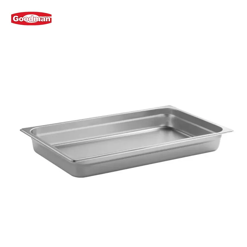 Catering Equipment Hotel Buffet GN Food Pan Metal Ice Cream Container Stainless Steel Gastronorm Pan Full Size Steam Table Pan