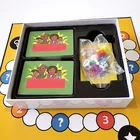 Game Paper Game Custom Fold-able Paper Board Game For Family Travel With Dice Token Spinner Board Game