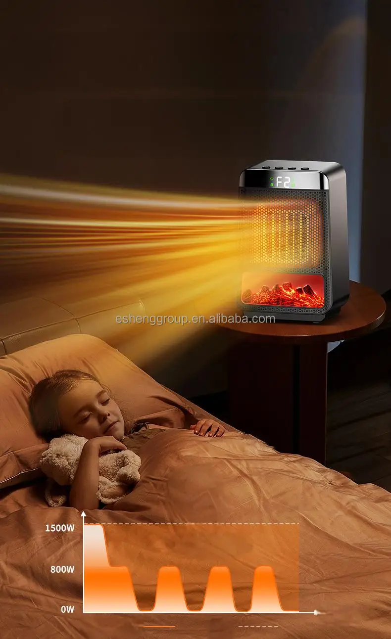 Flame Heater, PTC, 1000W, Ceramic - detail 22