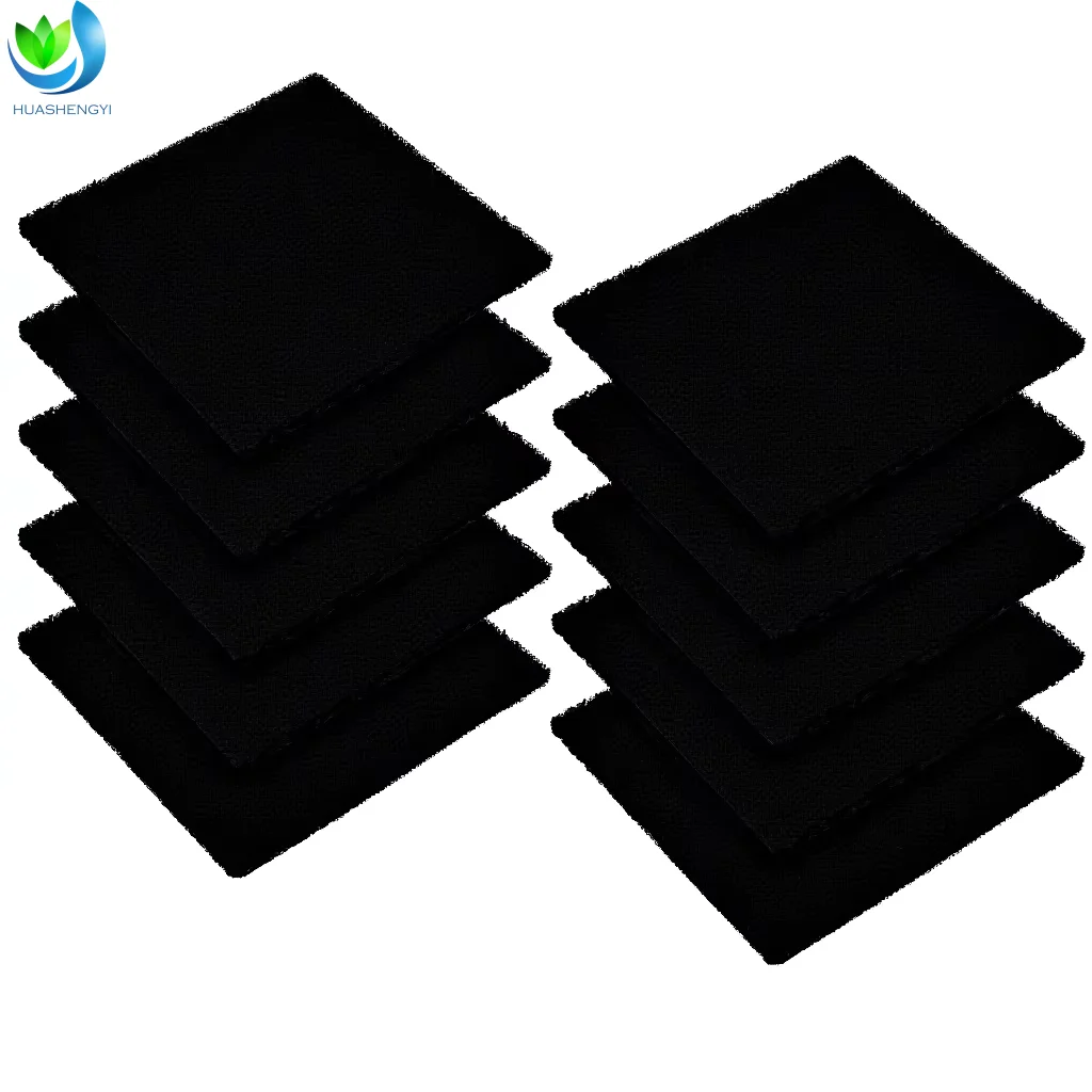 product high quality 10 pac compost bin filters synthetic fiber activated carbon filter sheets for kitchen compost bucket recycle bin-2