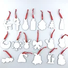 Ornaments Sublimation Blank MDF Christmas Ornaments Pendants