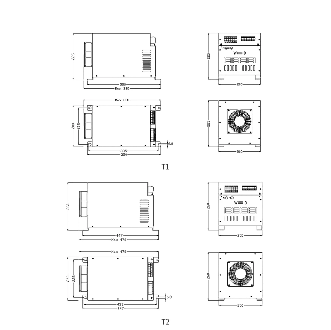 Power Quality Future Trendy 380V-415V 50Hz 10A-480A Passive Harmonic Filter PHF manufacture