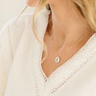 Leaf Pendant Jewelry Minimalist Leaf Chokers Plant Engraving Pendant Necklace For Girls Jewelry