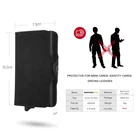Wallet Wallets RFID Blocking Wallet Blank Credit Card Holder Case Wallets Leather Men Card Holder