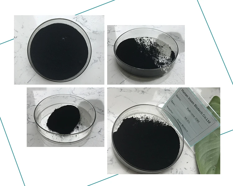 CAS 99685-96-8 Black Powder Nutriton Supplement Fullerene C60