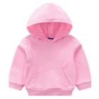 Hoodies High Quality Spring Fall Children Plain Boys Hoodies 100% Cotton For Kids Baby Custom