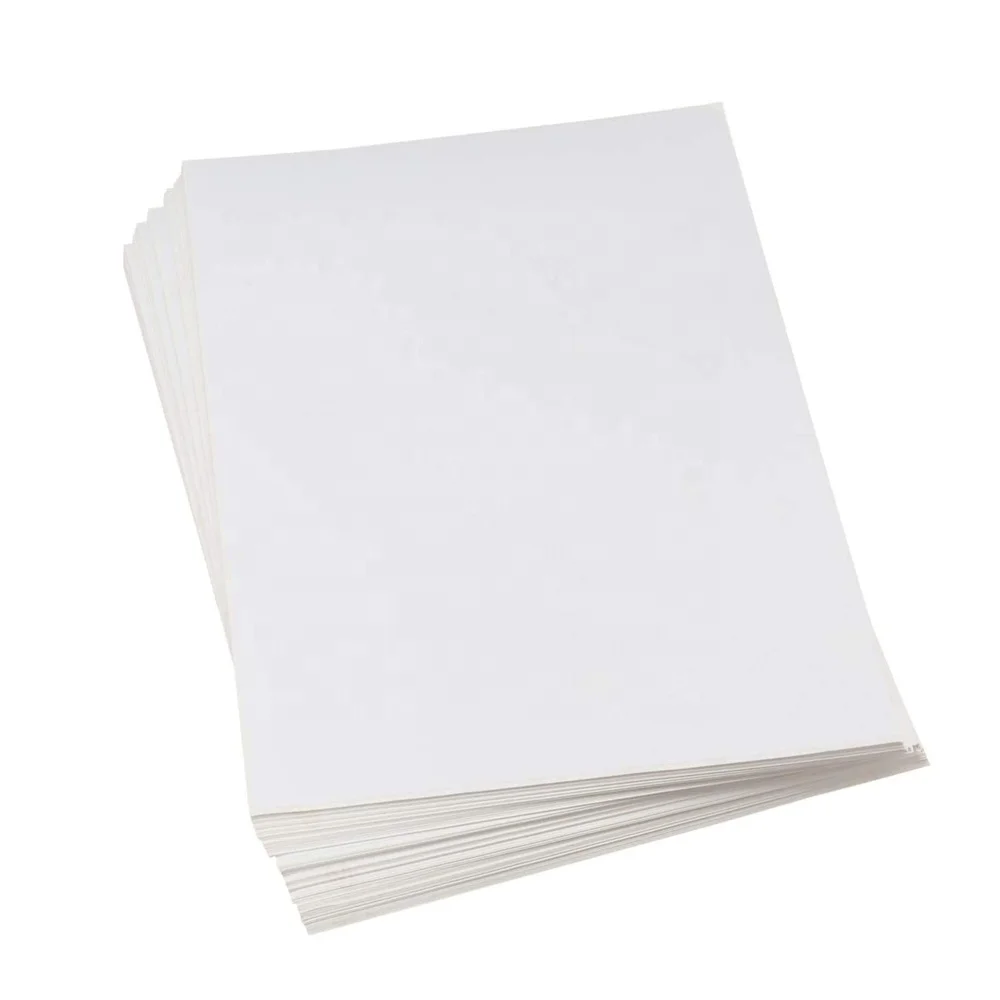 10 Sheets A5 Matte White PVC Paper Self Adhesive Label Sticker for Laser Printer 
