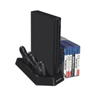 Video Game Usb KJH Video Game Accessories USB HUB Cooling Fan Charging Dock Vertical Stand For PS4/slim/pro Controller