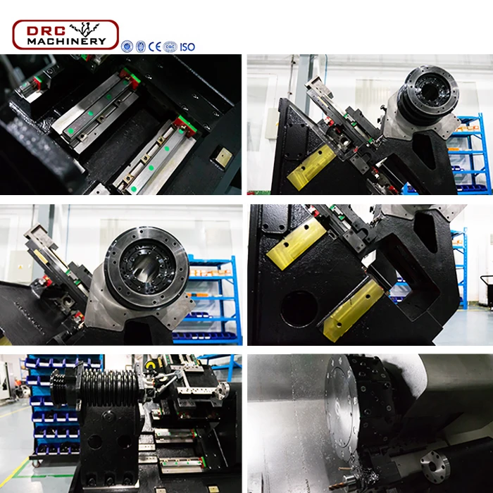 Horizontal Turning Center HT5LMY Slant Bed CNC Lathe  fanuc  Y Axis C Axis  Live Tool Turret  Milling Machine   Factory Price