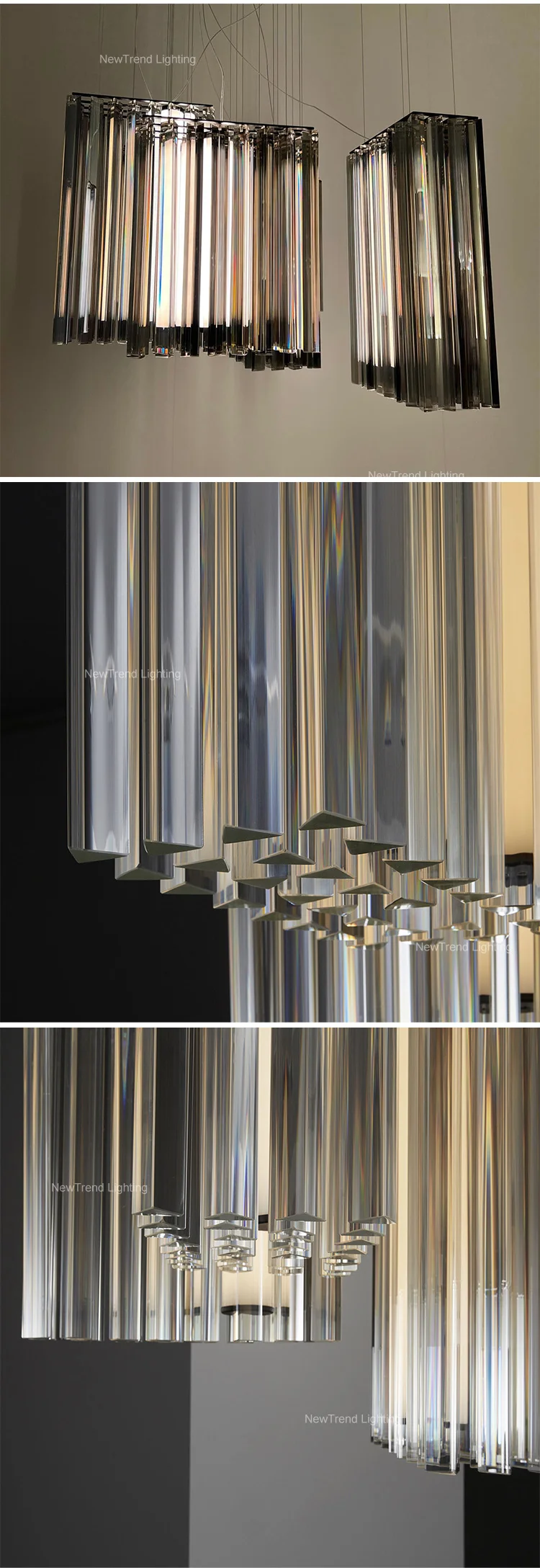 CPL-357 Contemporary Design Custom Pendant Light Indoor Decoration Hotel Villa Staircase Modern Led Chandelier factory