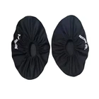 Black Color Printed Non-slip Shoe Covers Customized Embroidery Cotton Reusable Anti Slip Shoe Cover