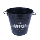 Metal Tin Bucket Cheap Price 6Qt Metal Tin Bucket Tin Beer Bucket With Handle Beer Ice Bucket